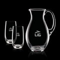 48 Oz. Crystalline Charleston Pitcher w/ 2 Hiball Glasses